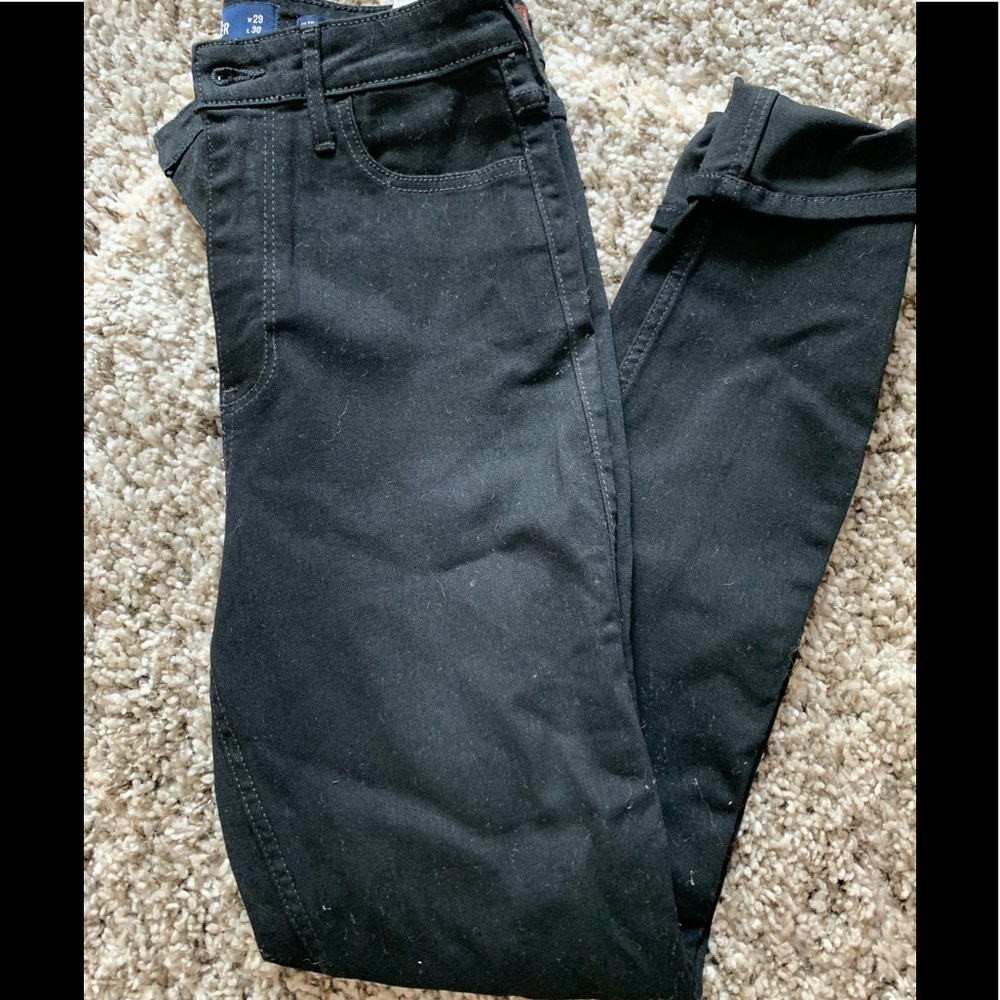 hollister black jeans